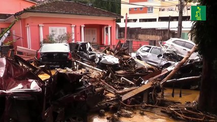 Temporal deja más de medio centenar de muertos en Petrópolis