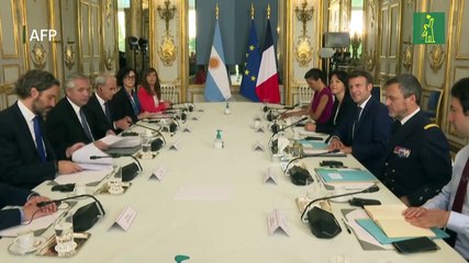 Fernández expresa a Macron "preocupación" de América Latina sobre guerra en Ucrania