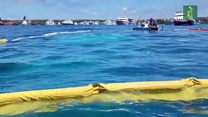 Barco Hundido En Galápagos Con 2.000 Galones De Diésel Deja Mancha "Superficial"