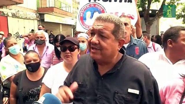 Cientos de trabajadores venezolanos protestan para exigir mejores condiciones laborales