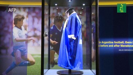 Mítica camiseta de Maradona vendida por casi 9,3 millones de dólares, un récord absoluto