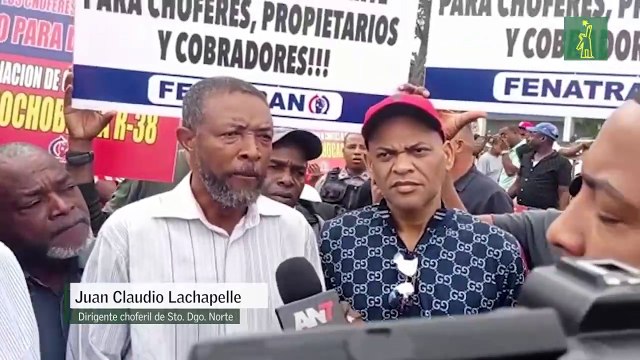 Choferes de Santo Domingo Norte rechazan nuevo corredor