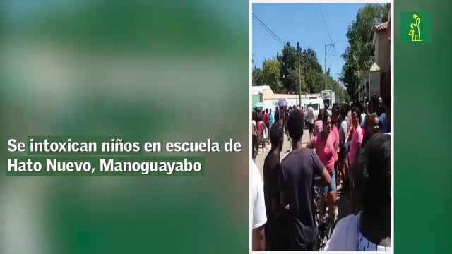Se intoxican niños en escuela de Hato Nuevo, Manoguayabo