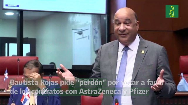 Bautista Rojas pide perdón por votar a favor de los contratos con AstraZeneca y Pfizer