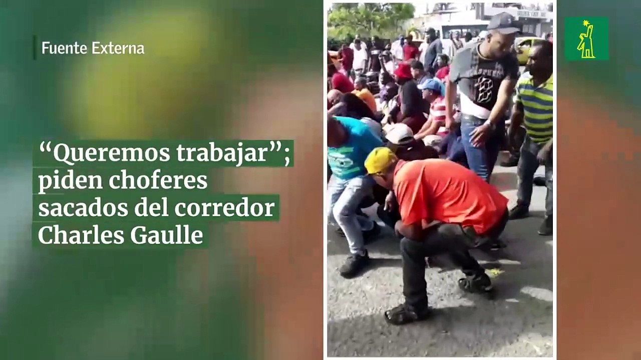 “Queremos Trabajar”; Piden Choferes Sacados Del Corredor Charles Gaulle
