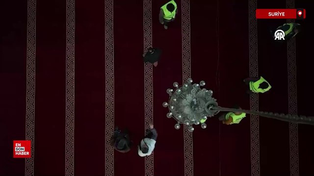 Suriye'deki Emevi Camisi'nin halıları Gaziantep'ten