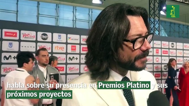El actor español Álvaro Morte, conocido popularmente como el profesor de La Casa de Papel , habla sobre su presencia en Premios Platino y sus próximos proyectos