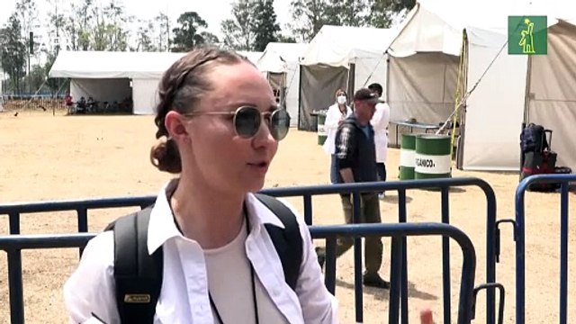 Un campamento en Ciudad de México, última escala de ucranianos hacia EEUU