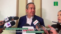 El incendio en Laguna Cabarete habría sido provocado y Medio Ambiente someterá autores
