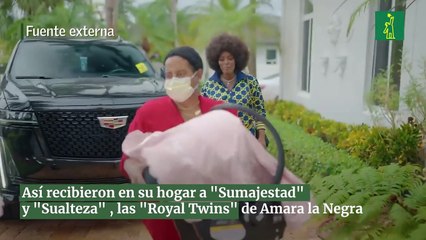 Así recibieron en su hogar a "Sumajestad" y "Sualteza", las "Royal Twins" de Amara la Negra