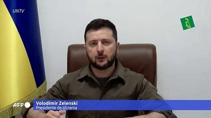 Zelenski pide ante ONU "responsabilidad" por "crímenes de guerra" en Ucrania