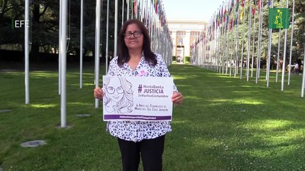 Una madre busca en la ONU justicia para su hija asesinada en México