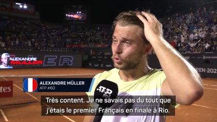 Rio - Müller : “Je ne savais pas que j'étais le premier français en finale à Rio, très fier”