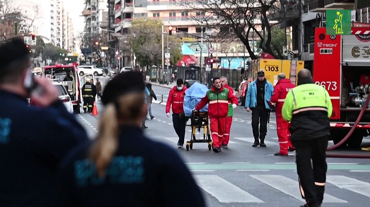 Un incendio deja cinco muertos en un edificio de Buenos Aires