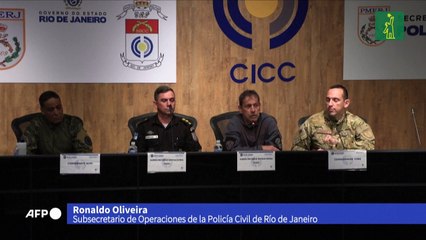 Al menos 18 muertos en operación policial en favela de Rio de Janeiro