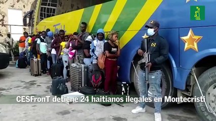 CESFronT detiene 24 haitianos ilegales en Montecristi