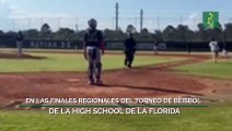 En las finales regionales del torneo de béisbol de la high school de la Florida
