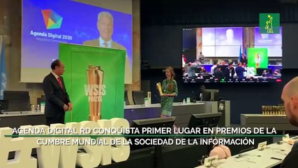 Agenda Digital RD conquista primer lugar en Premios de la Cumbre Mundial de la Sociedad de la Información