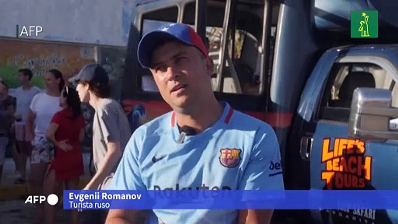 Limitados por la guerra, turistas rusos descubren los paraísos de Venezuela