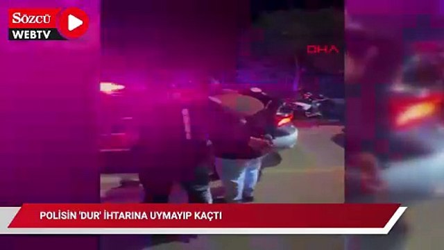 Polisin ‘dur’ ihtarına uymayıp kaçtı, üzerinden otomatik tabanca çıktı