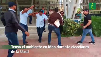 Tenso el ambiente en Mao durante elecciones de la UASD