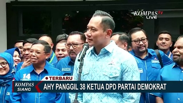 Terbaru! AHY Beberkan Isi Pertemuan dengan 38 Ketua DPD Partai Demokrat: Bahas Posisi Strategis?