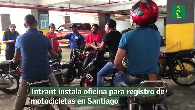 Intrant instala oficina para registro de motocicletas en Santiago