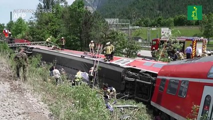 Muertos y heridos por accidente de tren en Alemania