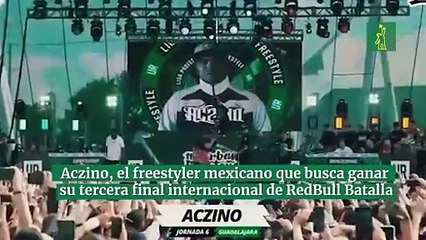 Aczino, el freestyler mexicano que busca ganar su tercera final internacional de RedBull Batalla