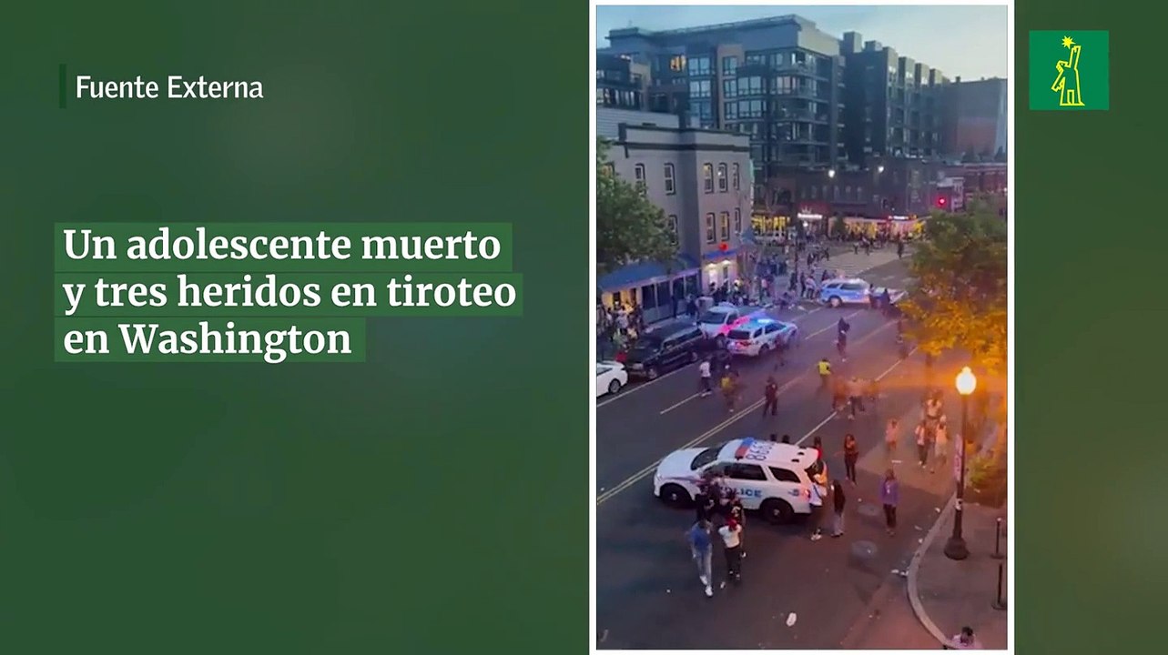Un adolescente muerto y tres heridos en tiroteo en Washington