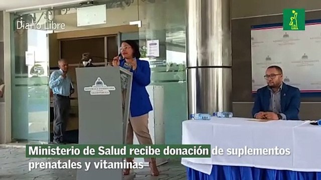 Ministerio de Salud recibe donación de suplementos prenatales y vitaminas
