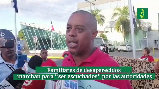 Familiares de desaparecidos marchan para “ser escuchados por las autoridades