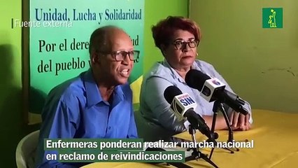 Enfermeras ponderan realizar marcha nacional en reclamo de reivindicaciones