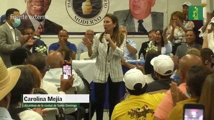 Carolina Mejía aboga por la reelección de Abinader