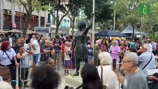 Río de Janeiro rinde homenaje a la icónica Marielle Franco con una estatua