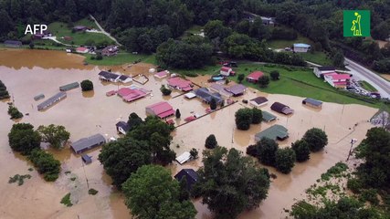 Casi una decena de muertos tras "devastadoras" inundaciones en Kentucky