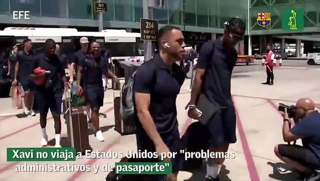 Xavi no viaja a Estados Unidos por problemas administrativos y de pasaporte