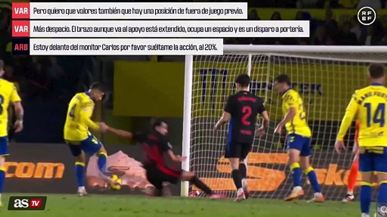 AUDIO VAR FC BARCELONA vs LAS PALMAS | El PENALTI/FUERA DE JUEGO más POLÉMICO