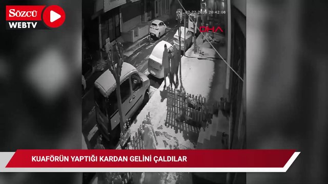 Avcılar’da kuaförün yaptığı kardan gelini çaldılar