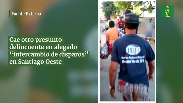 Cae otro presunto delincuente en alegado “intercambio de disparos” en Santiago Oeste