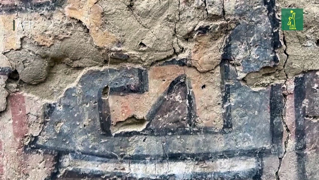 Redescubren más de un siglo después un mural prehispánico en Perú