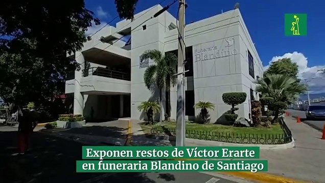 Exponen restos de Víctor Erarte en funeraria Blandino de Santiago