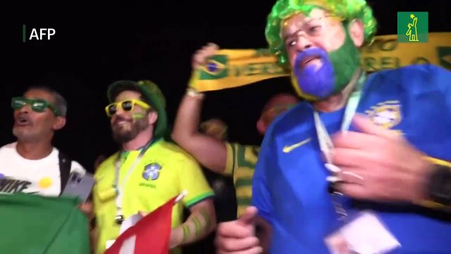 Brasileños celebran en Doha y Río de Janeiro el pase a octavos