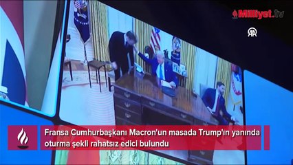 İngiliz basını: Trump Macron'u 'hunharca aşağıladı'