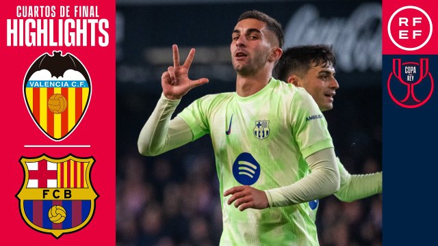 Valencia CF vs FC Barcelona (0-5) | Copa del Rey 2025 | Cuartos de final