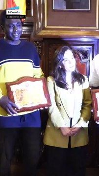 A Coruña nombra a los dos senegaleses que intentaron ayudar a Samuel Luiz hijos adoptivos