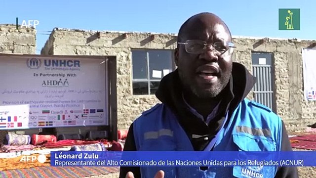 Nuevos hogares para afganos damnificados por destructor sismo de junio