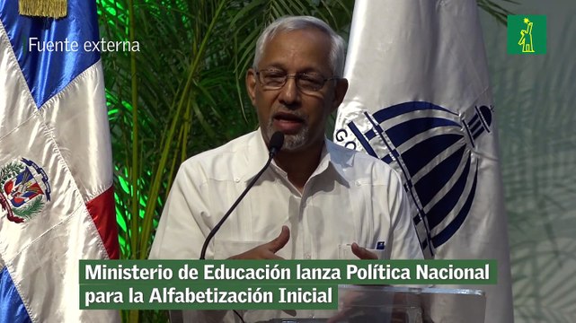 Ministerio de Educación lanza Política Nacional para la Alfabetización Inicial