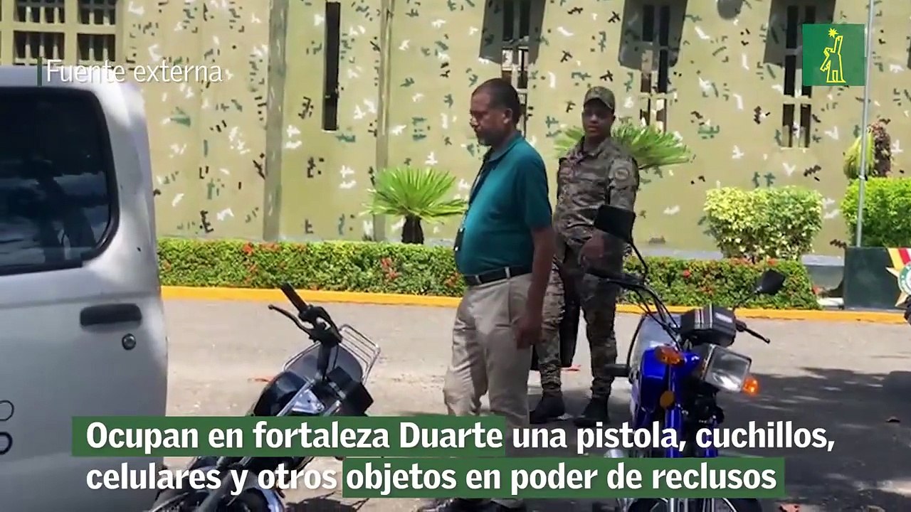 Ocupan en fortaleza Duarte una pistola, cuchillos, celulares y otros objetos en poder de reclusos