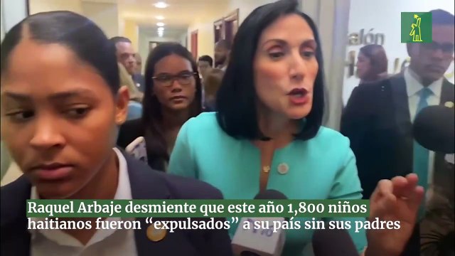 Raquel Arbaje desmiente que este año 1,800 niños haitianos fueron “expulsados” a su país sin sus padres